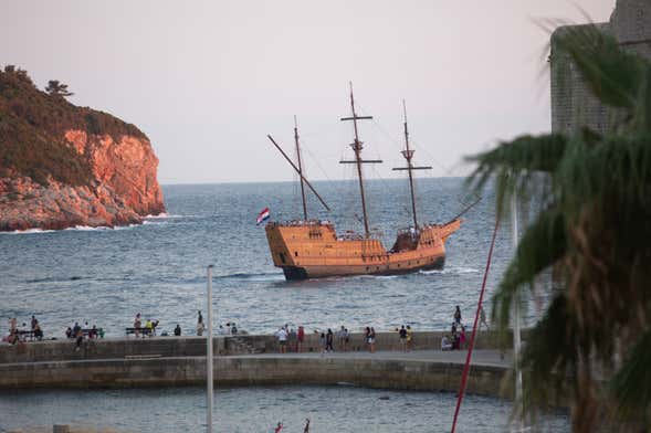 Cruzeiro ao entardecer por Dubrovnik